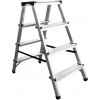 ALDOTRADE Schodíky obojstranné Al 2x4 125 kg ALDOTRADE Schodíky obojstranné Al 2x4 125 kg