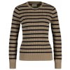 SVETER GANT STRETCH COTTON CABLE STRIPE C-NECK TAUPE BEIGE SVETER GANT STRETCH COTTON CABLE STRIPE C-NECK TAUPE BEIGE