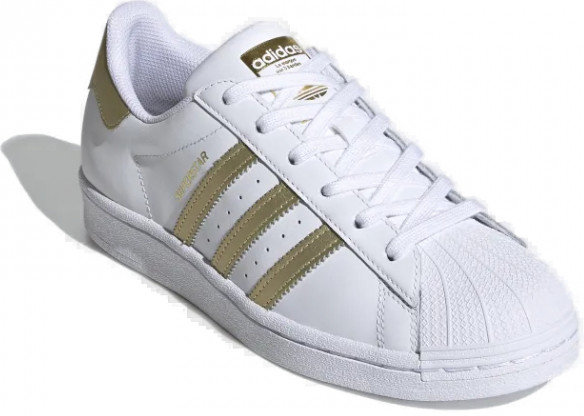 adidas Originals Superstar cloud white/gold metallic/cloud white biela