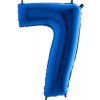 Grabo Nafukovací balónik číslo 7 modrý 102cm extra veľký