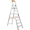 Hliníkové schodíky Manutan Expert s držiakom, 7 stupňov Hliníkové schodíky Manutan Expert s držiakom, 7 stupňov