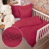Biante Detské mušelínové posteľné obliečky do postieľky Nature MSN-042 Malinovo červené Do postieľky 90x130 a 40x60 cm Biante Detské mušelínové posteľné obliečky do postieľky Nature MSN-042 Malinovo červené Do postieľky 90x130 a 40x60 cm