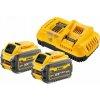DeWALT DCB118X2 súprava 2x 54V Li-Ion 9,0Ah batérie + nabíjačka DeWALT DCB118X2 súprava 2x 54V Li-Ion 9,0Ah batérie + nabíjačka