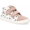 FRODDO First Step G2130369-9 White+ celoročné členkové barefoot topánky