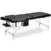 Body Fit Hliníkový masážny stôl BodyFit 2 segmentový čierny,195 x 70,5 cm Body Fit Hliníkový masážny stôl BodyFit 2 segmentový čierny,195 x 70,5 cm