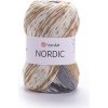 Yarn Art příze Nordic 657 karamelová, šedá a krémová Yarn Art příze Nordic 657 karamelová, šedá a krémová