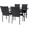 Súprava záhradného nábytku kovová Texim čierna 5-dielna Súprava záhradného nábytku kovová Texim čierna 5-dielna