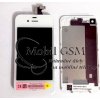 LCD displej iPhone 4 + Dotykové sklo + Zadný kryt - biely LCD displej iPhone 4 + Dotykové sklo + Zadný kryt - biely