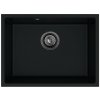 Sink Quality Crypton 60, kuchynský granitový drez 535x400x205 mm + čierny sifón, čierna, SKQ-CRY.C.1KBO.60.XB Sink Quality Crypton 60, kuchynský granitový drez 535x400x205 mm + čierny sifón, čierna, SKQ-CRY.C.1KBO.60.XB