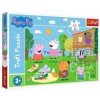 Puzzle Prasátko Peppa Zábava v trávě - autor neuvedený Puzzle Prasátko Peppa Zábava v trávě - autor neuvedený