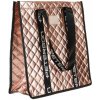 Prešívaná, dámska kabelka cez rameno Peterson v ružovozlatej farbe, shopper 42×41,5 cm Prešívaná, dámska kabelka cez rameno Peterson v ružovozlatej farbe, shopper 42×41,5 cm