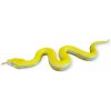 Had gumený žltý 60cm Had gumený žltý 60cm