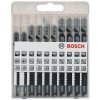 Bosch 2607010629 Súprava pílových plátkov pre priamočiare píly Basic for Wood 10 ks Bosch 2607010629 Súprava pílových plátkov pre priamočiare píly Basic for Wood 10 ks