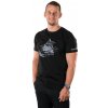 Northfinder pánske outdoorové tričko 100% organická bavlna, regular fit BENED black