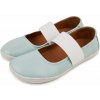 Vlnka kožené barefoot baleríny s gumou Dara tyrkys Vlnka kožené barefoot baleríny s gumou Dara tyrkys