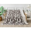 XPOSE® Mikroplyšová deka OVEČKA s baránkom 200x220 cm, Mikroplyš s baránkom XPOSE® Mikroplyšová deka OVEČKA s baránkom 200x220 cm, Mikroplyš s baránkom