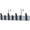 Textilomanie Nástenný vešiak PIANO HANGER 45,5x11 cm, sivo-čierny Textilomanie Nástenný vešiak PIANO HANGER 45,5x11 cm, sivo-čierny