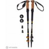 Warmpeace Hiker palice, 100 - 135 cm, čierna/žltá Warmpeace Hiker palice, 100 - 135 cm, čierna/žltá