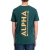 Alpha Industries BACKPRINT T Force Green tričko pánske Farba: zelená, Veľkosť: XL Alpha Industries BACKPRINT T Force Green tričko pánske Farba: zelená, Veľkosť: XL