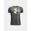 Under Armour Chlapčenské tričko UA Tech Split Logo Hybrid SS Čierna YLG Under Armour Chlapčenské tričko UA Tech Split Logo Hybrid SS Čierna YLG
