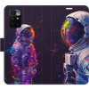 Flipové puzdro iSaprio - Neon Astronaut 02 - Xiaomi Redmi 10 Flipové puzdro iSaprio - Neon Astronaut 02 - Xiaomi Redmi 10