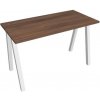 Hobis Pracovný stôl UNI A, 120x75,5x60 cm, orech/biela Hobis Pracovný stôl UNI A, 120x75,5x60 cm, orech/biela