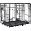 Klec DOG FANTASY skládací černá S - 2x dveře 1 ks Klec DOG FANTASY skládací černá S - 2x dveře 1 ks