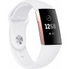 BStrap Silicone Small remienok na Fitbit Charge 3 / 4, white SFI007C02