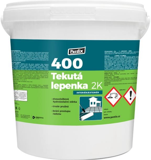 Perdix – 400 Tekutá lepenka 2K 4kg – sivá