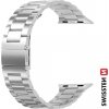 Kovový Remienok Swissten pre Apple Watch 38-40 mm strieborný 46000302 Kovový Remienok Swissten pre Apple Watch 38-40 mm strieborný 46000302
