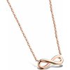Troli Ružovo pozlátený oceľový náhrdelník Nekonečno KNS-271 Troli Ružovo pozlátený oceľový náhrdelník Nekonečno KNS-271