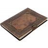 Leather Journals Kožený deník s rámečkem na fotku a přezkou, Zápisník A4 Leather Journals Kožený deník s rámečkem na fotku a přezkou, Zápisník A4