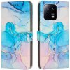 Multifunkčné peňaženkové puzdro Painted Marble na Xiaomi 13 Pro - Ružovo zelená Multifunkčné peňaženkové puzdro Painted Marble na Xiaomi 13 Pro - Ružovo zelená