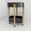 Policový regál do kúpeľne Devo Sonet čierna/dub prírodný 49 x 68 x 34 cm SF-PRZY49-L09D01L09 Policový regál do kúpeľne Devo Sonet čierna/dub prírodný 49 x 68 x 34 cm SF-PRZY49-L09D01L09