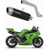 Kawasaki ZX10R 2006 - 2007 Right Side ladený výfuk S6 BLACK + dB killer Kawasaki ZX10R 2006 - 2007 Right Side ladený výfuk S6 BLACK + dB killer