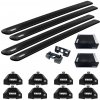 Priečniky 4 kusy Thule WingBar Evo Black VW Caravelle T5 2003-2015 s pevnými bodmi Priečniky 4 kusy Thule WingBar Evo Black VW Caravelle T5 2003-2015 s pevnými bodmi