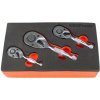 KROFtools 3-dielna súprava rační, 1/4 KROFtools 3-dielna súprava rační, 1/4