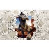 Fototapeta - FT6674 - 3D Dinosaurus Vlies 110gr - 368cm x 254cm Fototapeta - FT6674 - 3D Dinosaurus Vlies 110gr - 368cm x 254cm