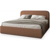 Manželská čalúnená posteľ s úložným priestorom Benira Q 140x200 - tehlová Manželská čalúnená posteľ s úložným priestorom Benira Q 140x200 - tehlová