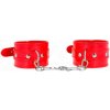 Kink - Shiny Hand Cuffs Red Adjustable 23-33 cm Kink - Shiny Hand Cuffs Red Adjustable 23-33 cm