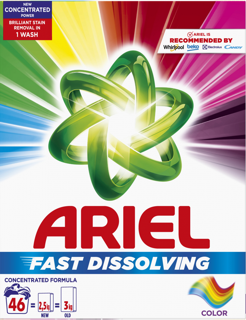 Ariel Color Prací prášok 46 PD 2,53 kg