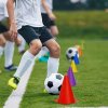 Sada tréningových kužeľov 10ks (Farebné kužele na šport, hry a tréning – výška 23,5 cm) Sada tréningových kužeľov 10ks (Farebné kužele na šport, hry a tréning – výška 23,5 cm)