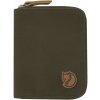 Peňaženka Fjällräven ZIP WALLET dark olive Peňaženka Fjällräven ZIP WALLET dark olive