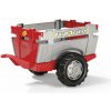 Vlečka za traktor 1osá ''Farm Trailer''- striebročervená (1028122097) Vlečka za traktor 1osá ''Farm Trailer''- striebročervená (1028122097)