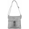 SANDRA dámska crossbody koženková kabelka Tmavosivá SANDRA dámska crossbody koženková kabelka Tmavosivá