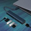 Spello USB-C Hub Slim 7v1 | 100W USB-C PD, 3× USB-A, HDMI, slot na SD/TF kartu | tmavý atrament | všetky porty v jednom 9915111300070 Spello USB-C Hub Slim 7v1 | 100W USB-C PD, 3× USB-A, HDMI, slot na SD/TF kartu | tmavý atrament | všetky porty v jednom 9915111300070