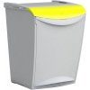 Denox Ekosystem odpadkový kôš na triedený odpad 25 l, žltý - plast