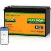 ECO Worthy 12V 150Ah Inteligentná LiFePo4 Batéria ECO Worthy s Bluetooth, 15kg ECO Worthy 12V 150Ah Inteligentná LiFePo4 Batéria ECO Worthy s Bluetooth, 15kg