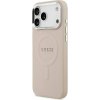 Guess PU Saffiano MagSafe zadný kryt pre iPhone 17 Pro Pink