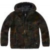Brandit detská bunda Teddyfleece s kapucňou, woodland - 146/152 Brandit detská bunda Teddyfleece s kapucňou, woodland - 146/152